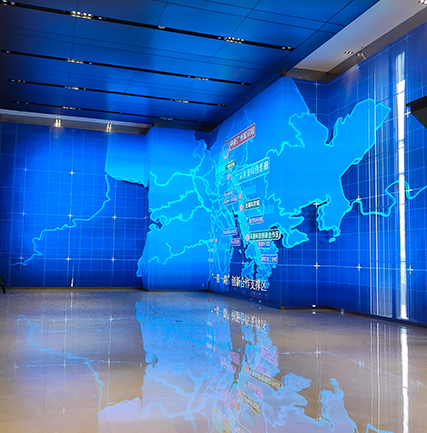 广州人才大厦LED透明屏项目